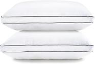 Travesseiros LANE LINEN, cama macia reforçada, tamanho padrão, conjunto de 2