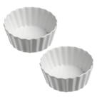 Travessinha Ramekin Canelada Porcelana 150 ml - 2 peças