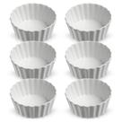 Travessinha Ramekin Canelada Porcelana 150 ml - 6 peças
