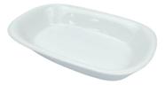 Travesssa Forma Assadeira Refratária 27cm em Porcelana Branca