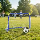 Travinha Futebol Gol Golzinho Infantil Brinquedo Bola 48cm Brinquedo