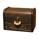 Treasure Box Coin Bank Vintage Wooden Home Cofrinho