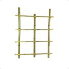 Treliça De Bambu Módulo 80 cm Jardim Vertical Decoração Solo