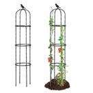 Treliça de jardim FOLLOOK, suporte para plantas pretas de 170 cm de altura Treliça de jardim FOLLOOK, suporte para plantas pretas de 170 cm de altura