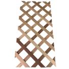 Treliça de Madeira sem Borda 60x120cm Marrom/Vermelho Woodforce