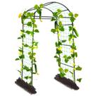Treliça em arco de jardim yotoworth, aço preto de 210 cm de altura Treliça em arco de jardim yotoworth, aço preto de 210 cm de altura