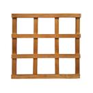 Treliça Jardim Vertical Pinus 50x50 cm Stain Mogno