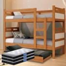 Treliche Barreto Lonçarcci, Beliche Jaspe com Cama Auxiliar, com 3 colchões Probel Guarda Costas Inclusos, Envio Imediato