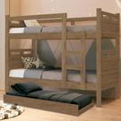 Treliche Barreto Triliche Beliche com Cama Auxiliar 3 camas Treliche Barreto Triliche Beliche com Cama Auxiliar 3 camas