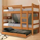 Treliche Barreto Triliche Beliche com Cama Auxiliar 3 camas