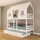 Treliche Casinha Encantada Madeira Maciça Branco Housin Treliche Casinha Encantada Madeira Maciça Branco Housin