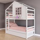 Treliche Casinha Janela Madeira Branco/Rosa Treliche Casinha Janela Madeira Branco/Rosa