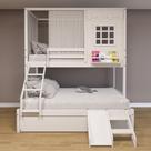Treliche Casinha Reta Casal Escorregador Cortina Branco Treliche Casinha Reta Casal Escorregador Cortina Branco
