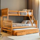 Treliche Com Cama Casal e Aux Solteiro C/ Gavetas Woodstore