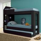 Treliche Ditália CM-15 Preto com Cama Auxiliar e Prateleiras