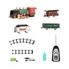 Trem a Vapor com Controle Remoto - Brinquedo Educacional Infantil