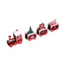 Trem De Madeira Infantil Para Decoração De Natal, Enfeite De Mesa, Presente Para Jardim De Infância