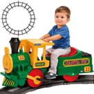 Trem Eletrico Infantil Peg Perego Santa Fe 6V com Trilhos
