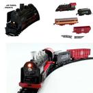 Trem Elétrico Real Train 97cm Ferrorama Luz e Som 18 Peças 14 Trilhos Zoop Toys