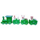 Trem Enfeite Decoração Natal Papai Noel 4 Vagões