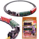 Trem Locomotiva 2 Vagões Trenzinho Luz e Som Castela Trem Locomotiva 2 Vagões Trenzinho Luz e Som Castela