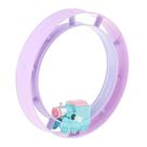 Trem mecânico de brinquedo com trilho para crianças, plástico, 18 cm, sem bastão