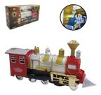 Trem / Trenzinho Locomotiva Bate E Volta Classic Train Com S - Oem