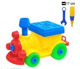 Trem Trenzinho Montar Desmontar Com Chave Brinquedo Didático - 99 Toys