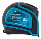 Trena 5 m x 25 mm mm e pol estojo emborrachado fita de metal com trava automatica gross 3255255