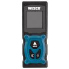 Trena A Laser Wesco Com Medidor De Distância Portátil 40mWS8910 Com 02 Pilhas AAA Cor Preto Ezul