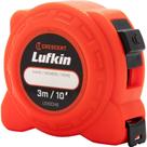 Trena Curta Com Trava Lufkin L-510cmed 3 M X 12,5 Mm - Display Com 12 Peças, Estojo Em Abs, Gancho