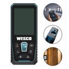 Trena Laser Digital 50m Wesco Alta Precisão Profissional C/ Calculadora Vermelho Marceneiro Alcance