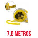 Trena Métrica Estojo Transparente 3m 5m 7,5m 10m Varias Medidas SQ