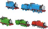 Trens de brinquedo Fisher-Price Thomas & Friends com trens Playmat 5