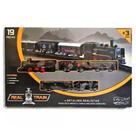 Trenzinho Locomotiva 19 Pç Real Train A Pilha Zoop Toys Ferrorama