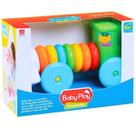 Trenzinho Monta E Desmonta Baby Play Brinquedo Trem Educativo Infantil Pedagogico e Didatico Com Argolas Coloridas