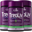 TreoLiv - Magnesio + Treonina cápsulas 700mg - 3 Frascos