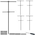 Trepadeira de Jardim HEYTIMI em Metal 213 cm de Altura, Kit com 4 Unidades para Área Externa