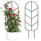Trepadeira para plantas saffruff 76 cm de metal, kit com 2 unidades, para uso interno e externo