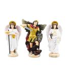 Três Arcanjos 10cm Enfeite Resina Plástica