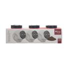 Três Porta Condimentos De Vidro 150ml Organizador Temperos