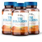 TRI COLAGENNN 500mg - 60 Cápsulas Colágeno Tipo 1, 2 e 3 + Vitamina C Beleza e Articulação