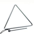 Triangulo musical aço cromado 30cm x 10mm com batedor xote baião forró luau profissional