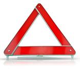 Triangulo Segurança Sinalização Carro Universal Base Bran