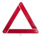 Triangulo Segurança Sinalização Carro Universal Base Branca