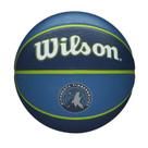 Tributo à equipe da NBA de basquete WILSON Tamanho 7 29.5 Minnesota Timberwolves
