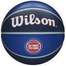 Tributo à equipe da NBA de basquete WILSON, tamanho 7 - 29,5, Detroit Pistons