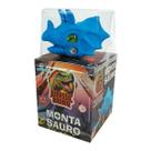 Triceratops azul monta sauro polibrinq