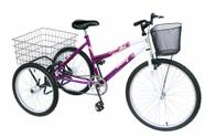 Triciclo adulto onix cor violeta
