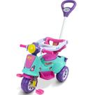 Triciclo Avespa Pink Carrinho de Passeio Infantil Motoquinha Buzina Pedal Menina Maral